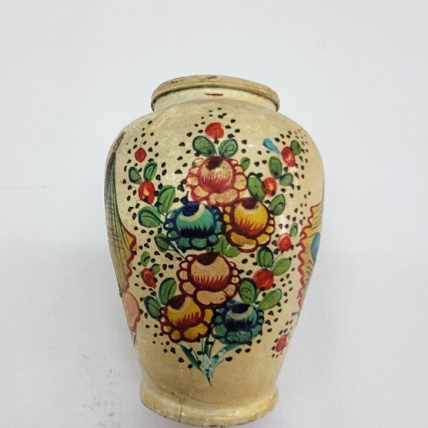 Vintage copper painted vase - Image 5
