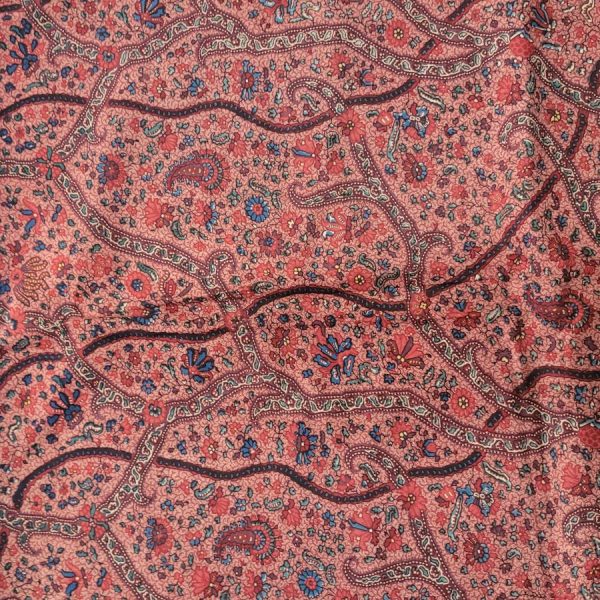 Ghalamkar red vintage tablecloth - Image 5