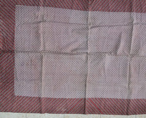 Ghalamkar red vintage tablecloth - Image 9