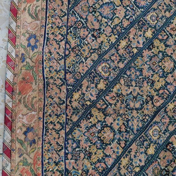 Antique needle point tablecloth - Image 12