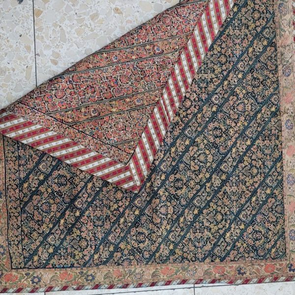 Antique needle point tablecloth - Image 15