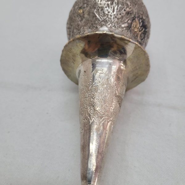 Silver plated Purim ratchet - Image 7