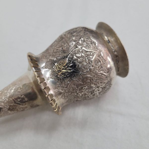 Silver plated Purim ratchet - Image 8