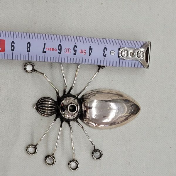 Menorah sterling silver spider - Image 3