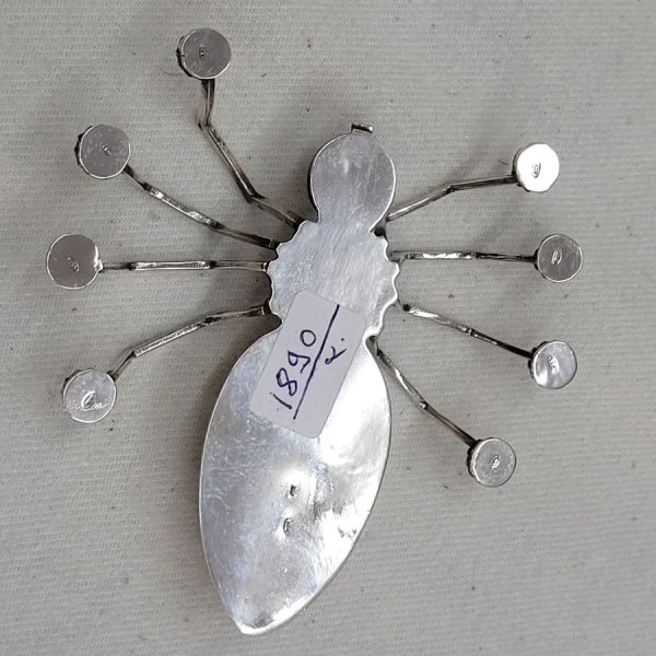 Menorah sterling silver spider - Image 5