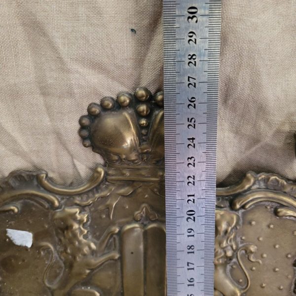 Vintage Hanukah Menorah brass - Image 5