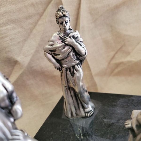 Silver sculpture Solomon judgement - Image 10