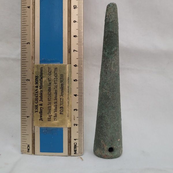 Antique bronze lance head - Image 3