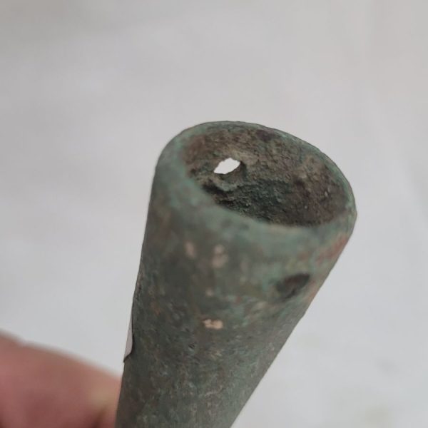 Antique bronze lance head - Image 6