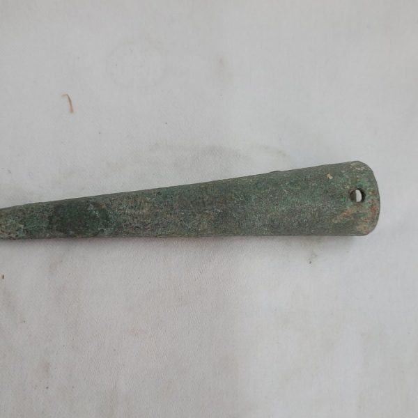 Antique bronze lance head - Image 7