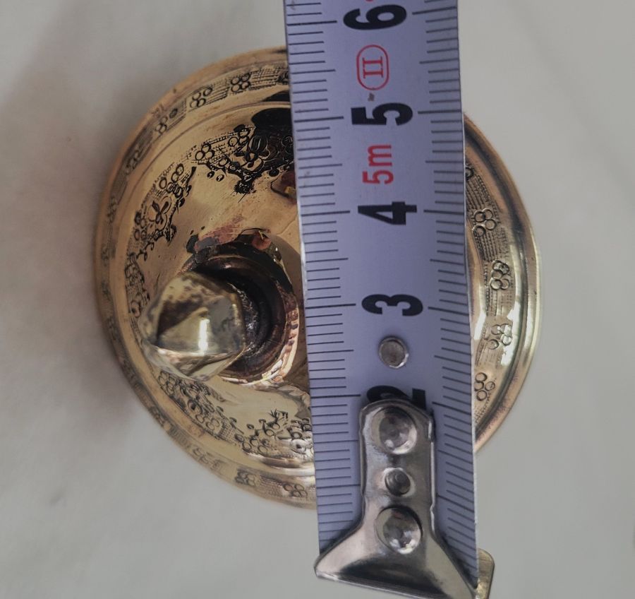 Green enameled Hanukah Dreidel - Image 5