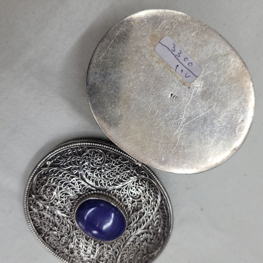 Sterling silver tobacco box - Image 5