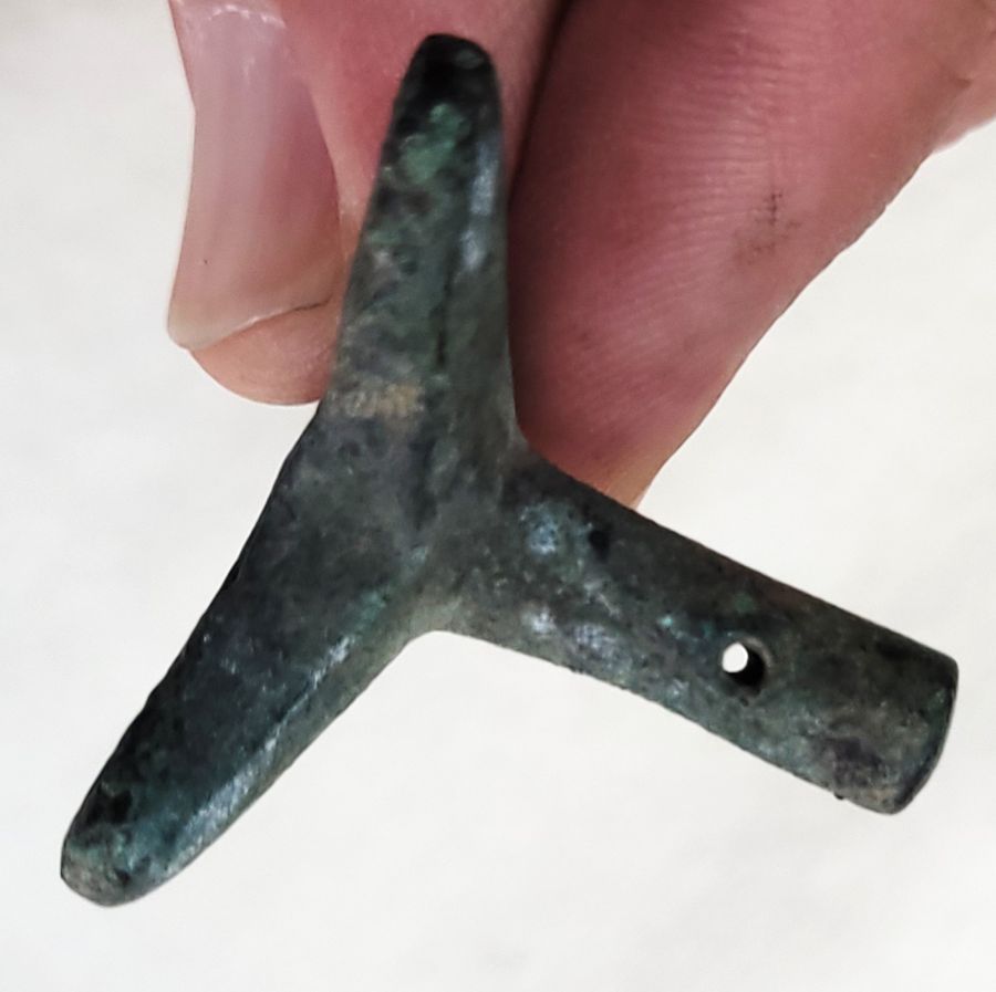 Antique temple bronze seal - Image 6