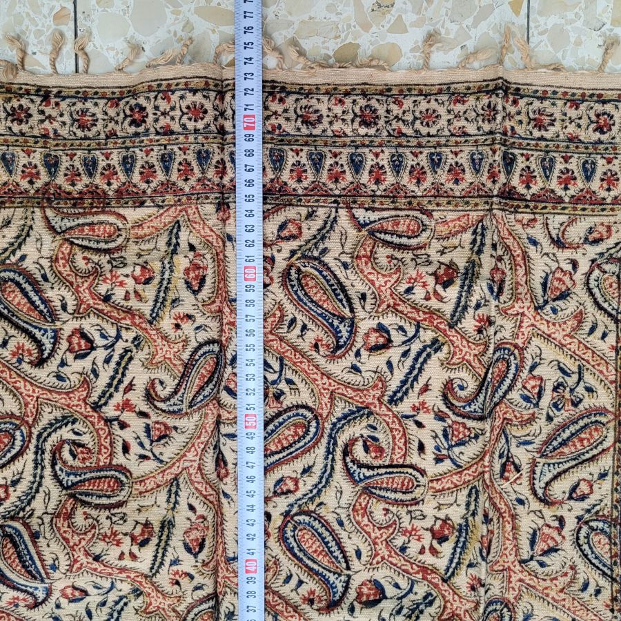 Square Qalamkari leaf pattern - Image 3