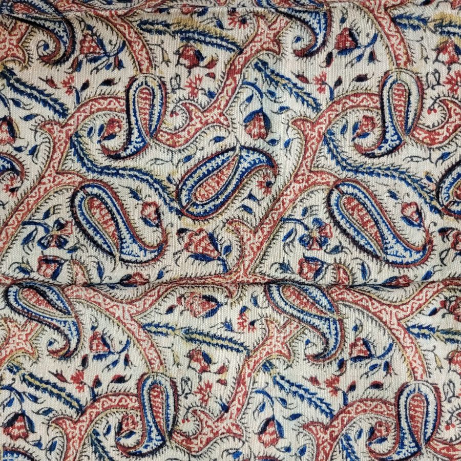 Square Qalamkari leaf pattern - Image 5