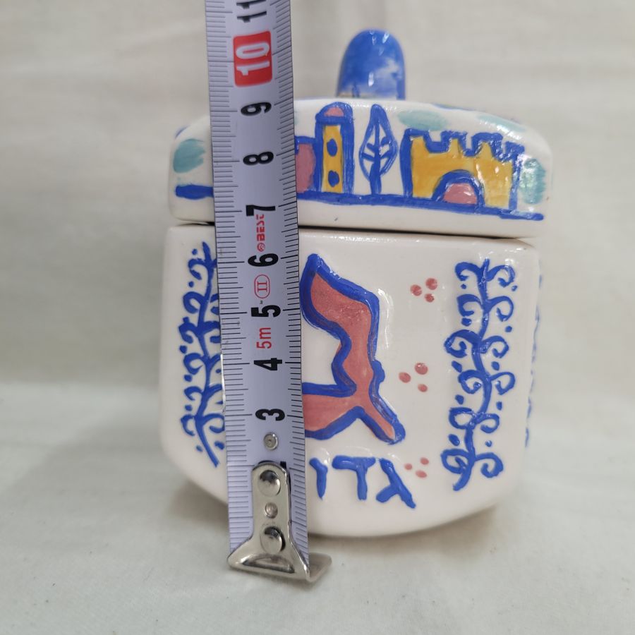 Dreidel shape box glazed - Image 4