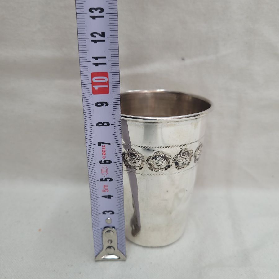 Silver goblet rose flowers - Image 3
