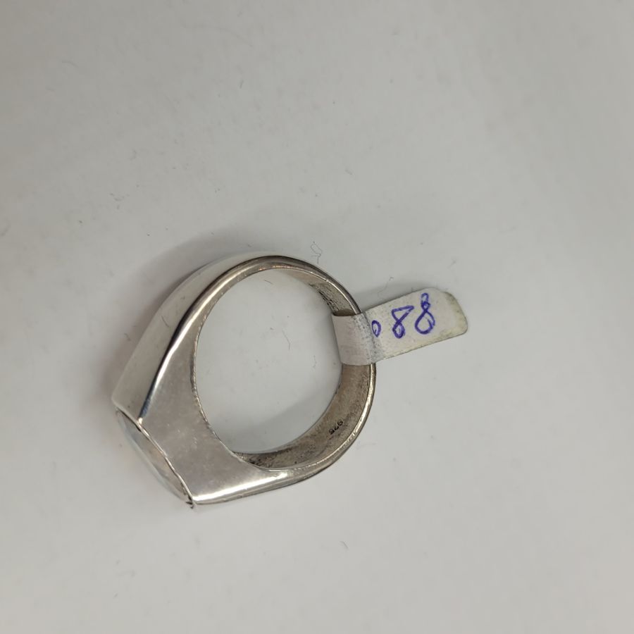 Silver ring faceted Labradorite - Image 3