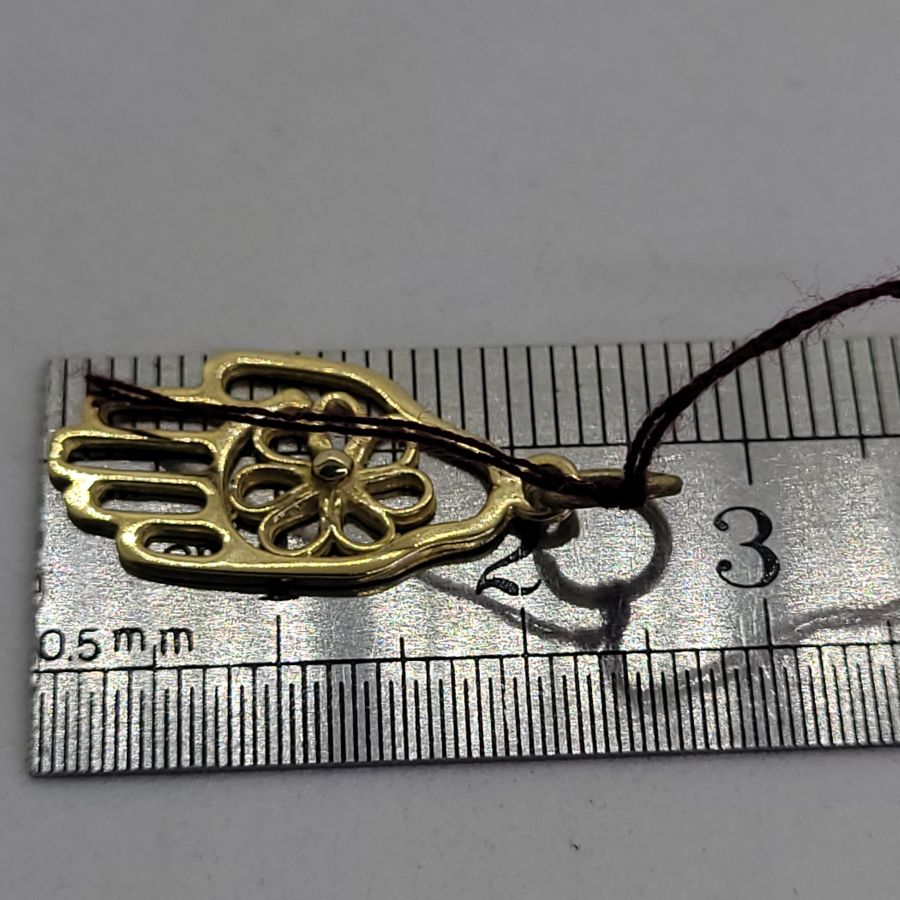 Gold cut out Hamsa - Image 3