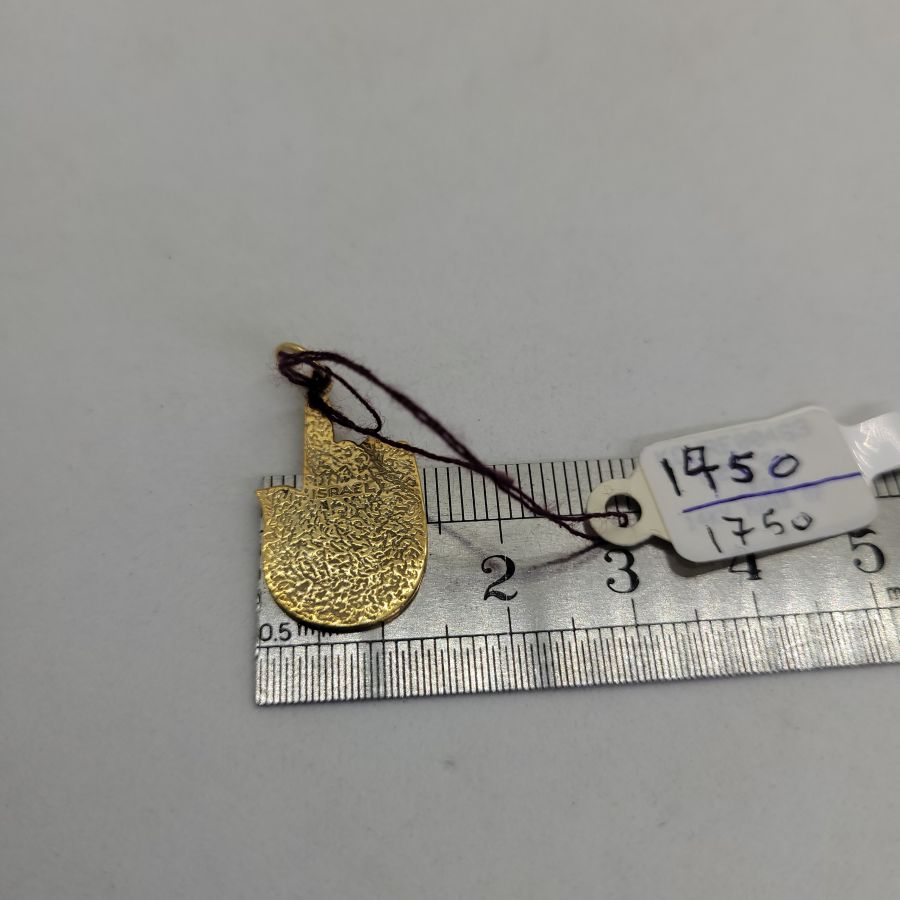 Gold Hamsa pendant dove - Image 4